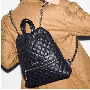 MZ Wallace Crosby Audrey Quilted Nylon Backpack